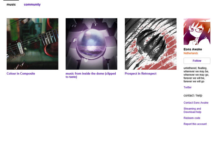 Eons Awake on Bandcamp